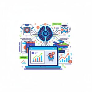 AI print-on-demand business success