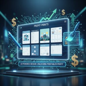 AI printables design business